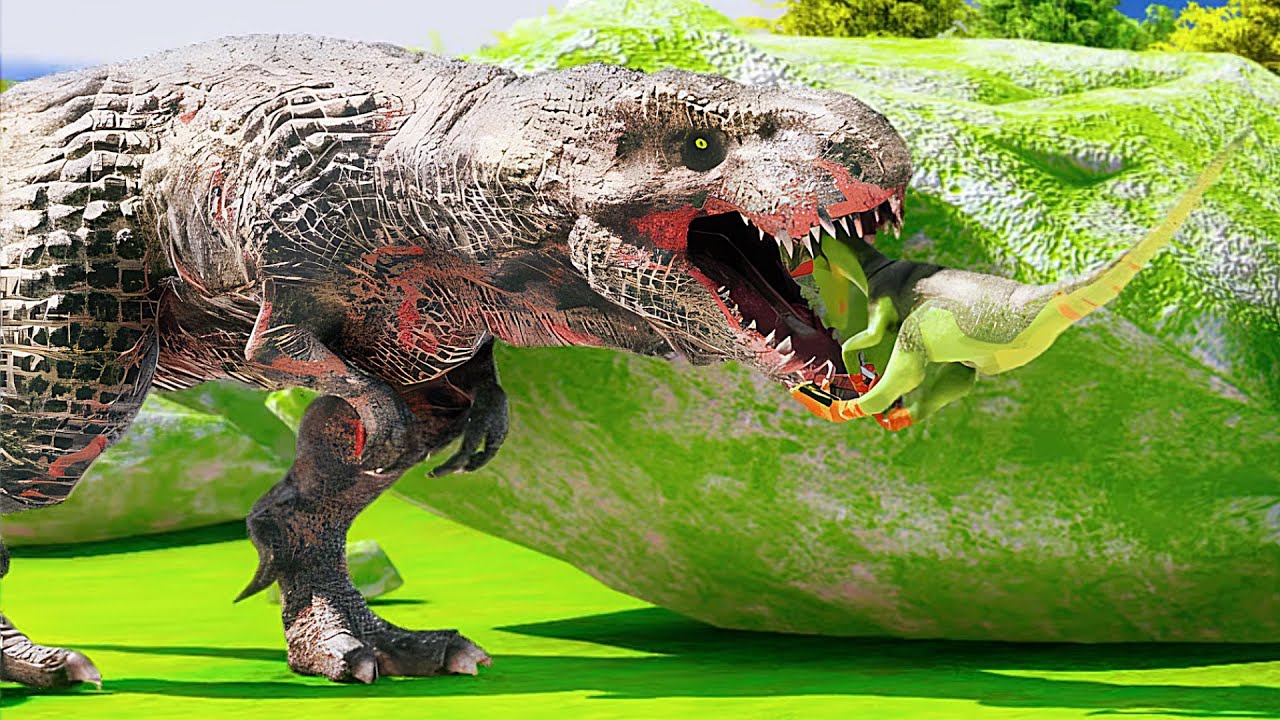 ✅ Dinosaurs hunts preys - Animal Revolt Battle Simulator