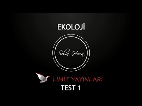27) Limit Yayınları - Ekoloji - Test #1