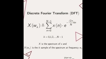 🛑Discrete fourier transform 🛑 #physics