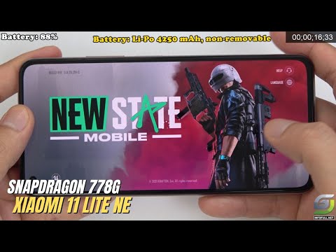 Xiaomi 11 Lite NE Test game PUBG New State