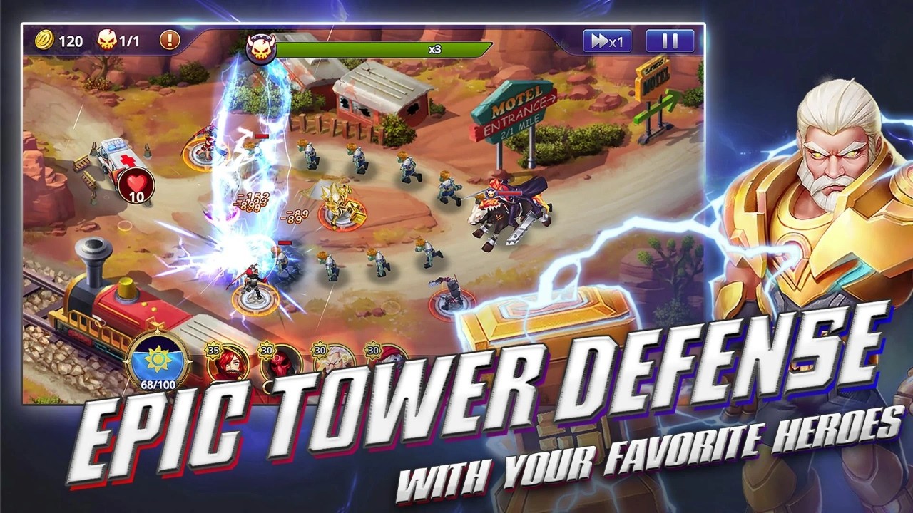 D MEN：The Defenders (Gameplay Android)