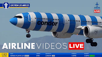 🔴LIVE LAX PLANE SPOTTING: Watch Arrivals and Departures