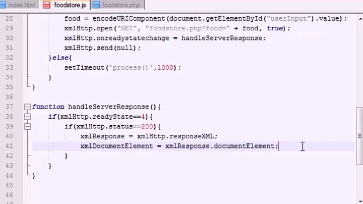 Handling Responses from the server -  Ajax Tutorial 9