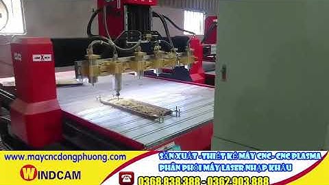 Máy chạm gỗ cnc 6 đầu giá bao nhiêu tại Bạc Liêu