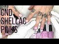 CND SHELLAC LIGHT PINKS- SWATCHING & COMPARING FORMULAS 💕🌸🎀