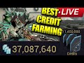 Warframe credit farming millions of credits double credit weekend best farm in game 2024