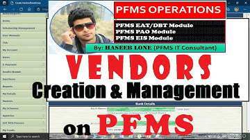 How to Register & Map Vendors on PFMS by Data Operator & PD | Vendor Registration | Vendor Mapping