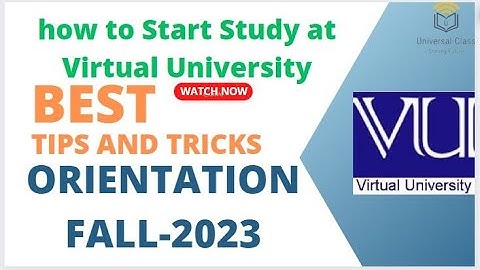 VU Orientation 2025 | How to use VULMS - 1 | Virtual University Orientation Video| Spring 2025