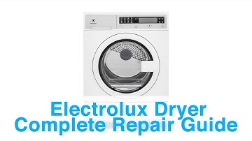Electrolux Dryer Complete Repair Guide - Error Codes, Troubleshooting, and More!