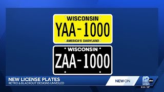'Blackout' and 'Retro Butter' license plates coming to Wisconsin