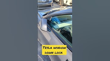 Tesla did I leave my windows down? #teslamodel3 #tesla #teslahack