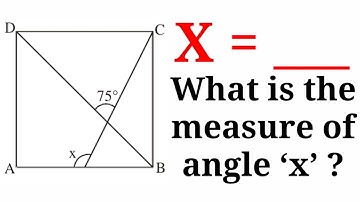 Find the angle x । What is the measure of angle x । In Hindi