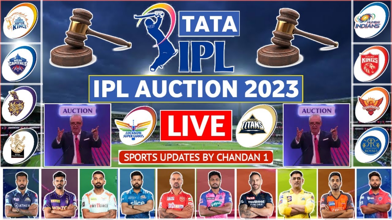Tata IPL Player Auction Live Analysis IPL 2023 Auction Live IPL Player Auction Live Discussion