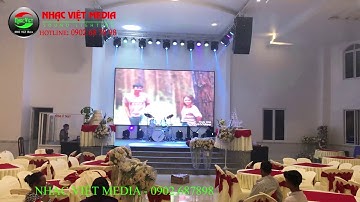 Lắp đặt dàn nhạc âm thanh ánh sáng nhà hàng khách sạn