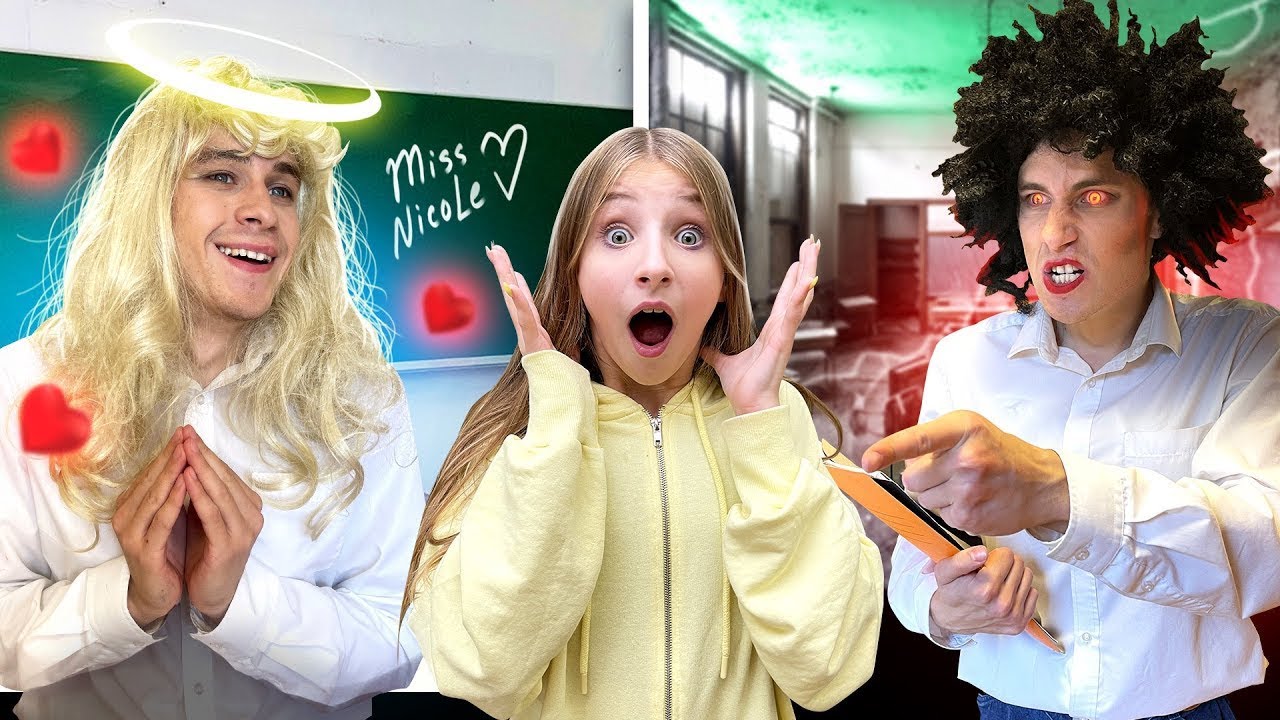 კეთილი და ბოროტი მასწავლებელი: ვინ გაიმარჯვებს? 😇😈  მის ნიკოლი