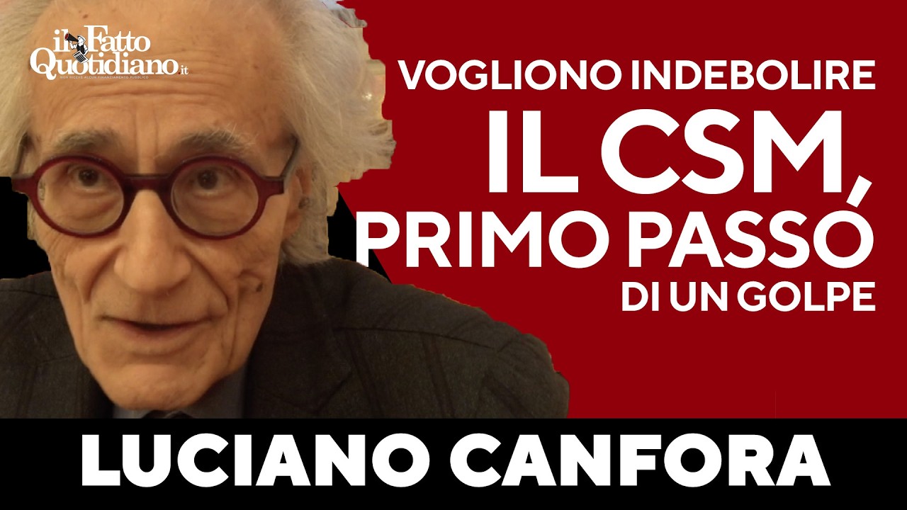 Referendum, Canfora: 