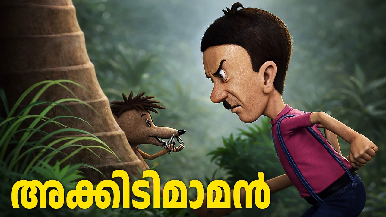 അക്കിടിമാമനും കൂട്ടുകാരനായ ചിന്നൻ എലിയും | Akkidimaman | Malayalam Cartoon video | malayalam cartoon
