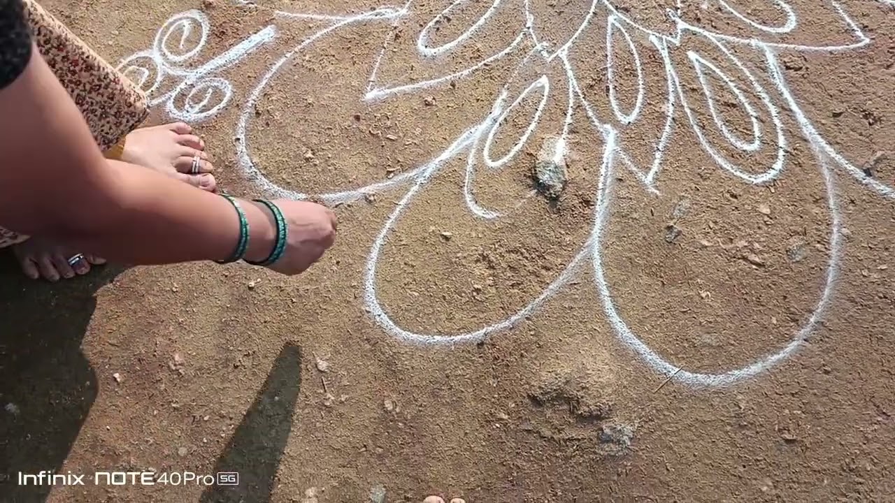 Friday👌Muggulu🥰 designing 