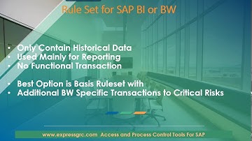SAP GRC Interview Question- What Ruleset to Pick for SAP BW System