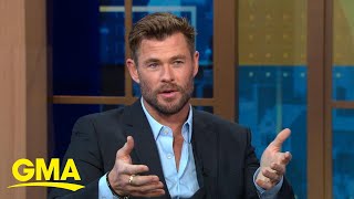 Chris Hemsworth talks learning about his risk of developing Alzheimer's disease | GMA