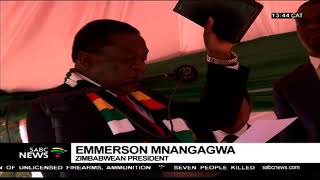 Mnangagwa officially sworn in as Zimbabwe's new President