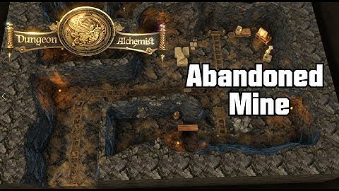Dungeon Alchemist -  Abandoned Mine - TTRPG Battle Map & Encounters | CMDR_Aconite