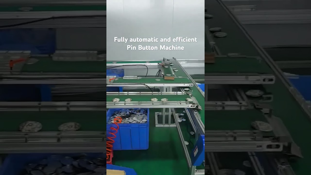 Fully automatic and efficient Pin Button Machine.