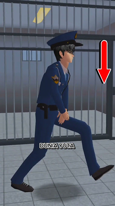 POV: A cop needs to pee..BADLY 😵💫😩#funnyshorts #relatable #sakura #school #pee #comedy #cops#anime