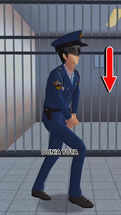 POV: A cop needs to pee..BADLY π΅βπ«π©#funnyshorts #relatable #sakura #school #pee #comedy #cops#anime