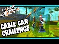 Scrap Mechanic! - CABLE CAR CHALLENGE! Vs AshDubh - [#28] | Gameplay |