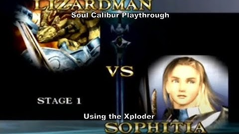 Soul Calibur Lizardman Playthrough using the Dreamcast Xploder :D #Dreamcast #Sega #DC #CheatCodes