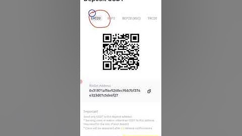 How to copy Usdt address on Binance