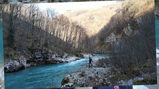 Черногория в несезон без прикрас. Часть 13. Мост Джурджевича и река Тара вблизи