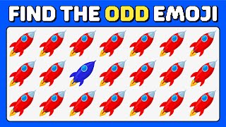 FIND THE ODD EMOJI OUT in these Odd Emoji Quizzes! | Odd One Out Puzzle | Find The Odd Emoji Quizzes