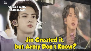 Startled! The Part of the BTS Song that Jin Wrote 'This' has a Very Powerful Impact
