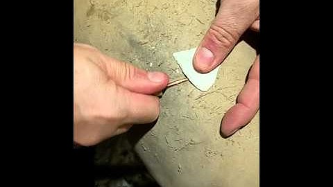 Knapping Percussion flakes flint