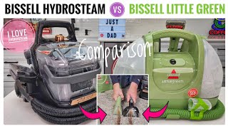 Bissell Little Green HydroSteam 3605 vs Little Green Portable Carpet Cleaner 1400B