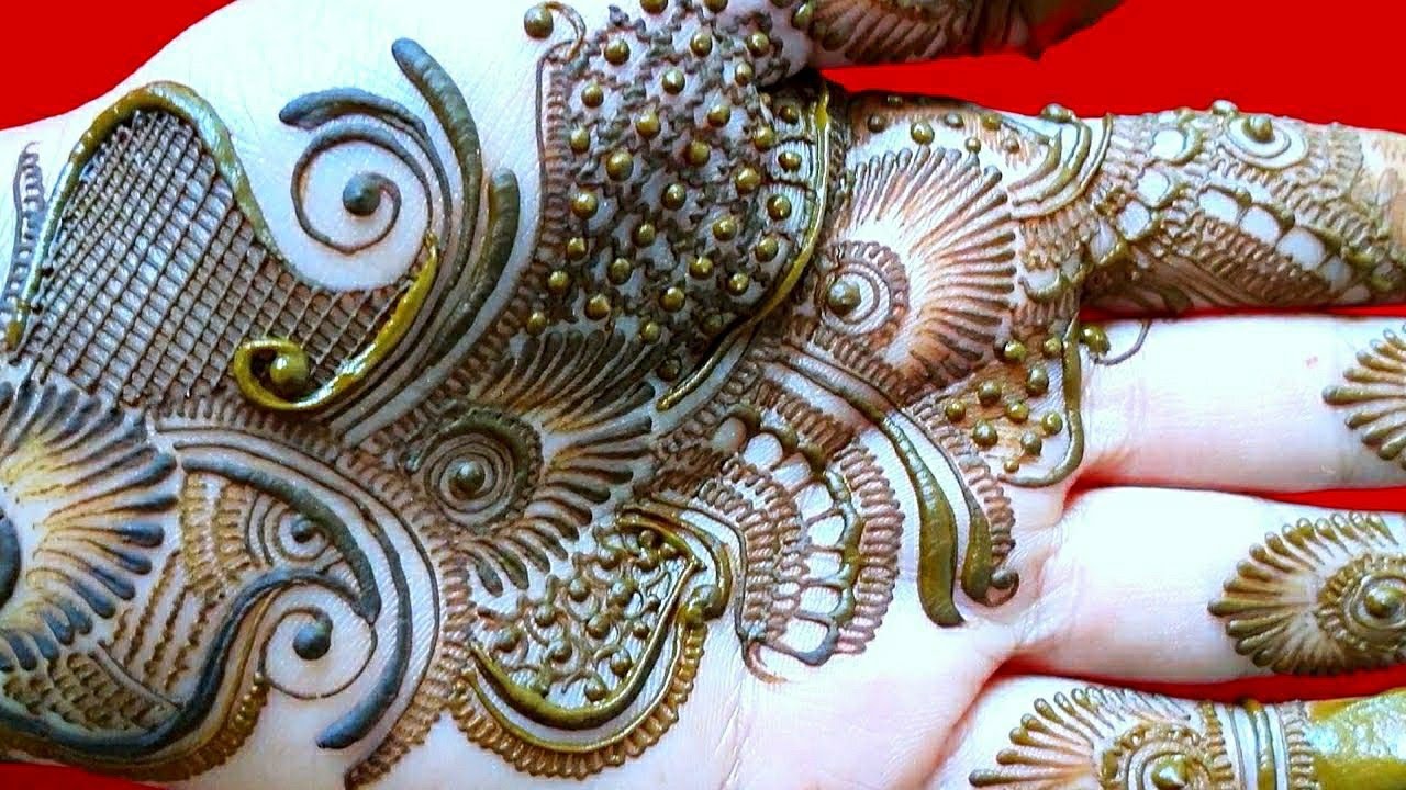 Arabic Mehndi Design ll Shaded Arbic henna Tutorial ll Simple Easy ...