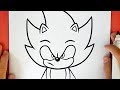 Comment dessiner super sonic