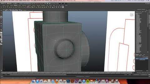 Maya 2103 Tutorial  LEGO Walkie Talkie clip14