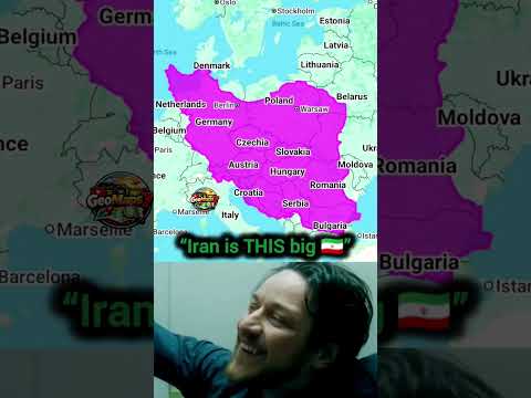 Iran Vs Europe This Map Will Completely Change How You See Size 