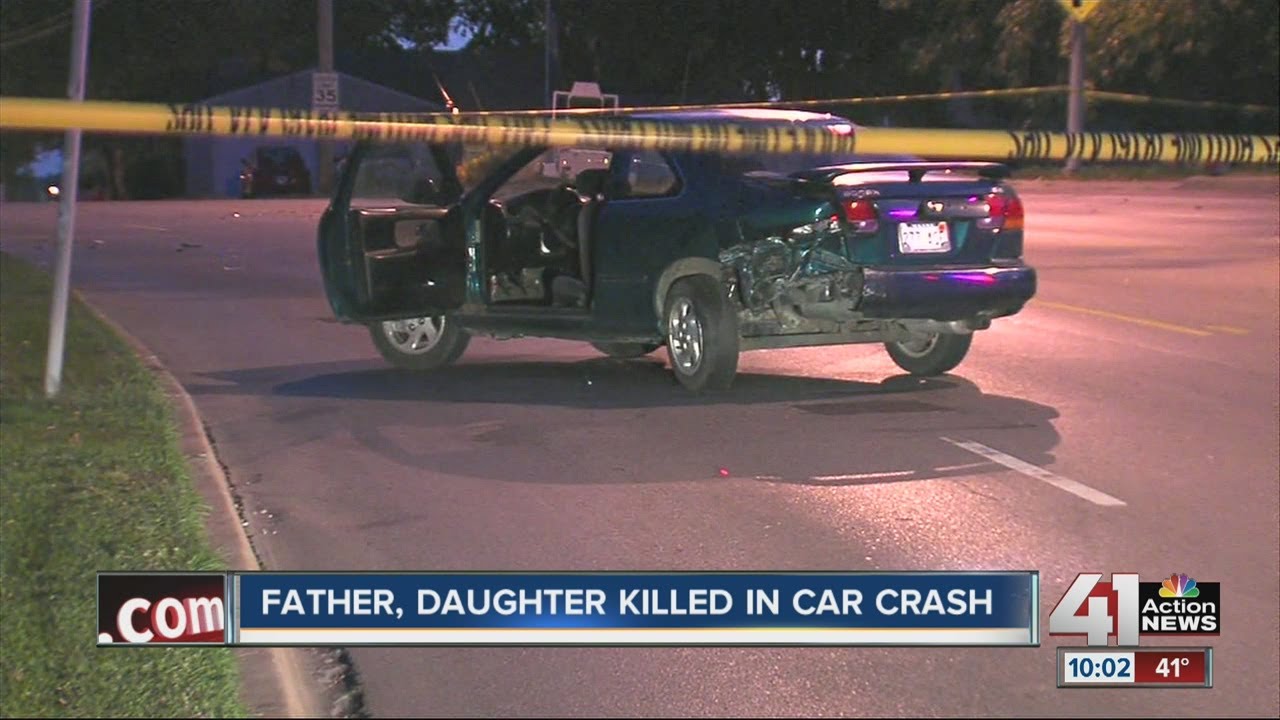 Father, daughter killed in 2-car crash - YouTube