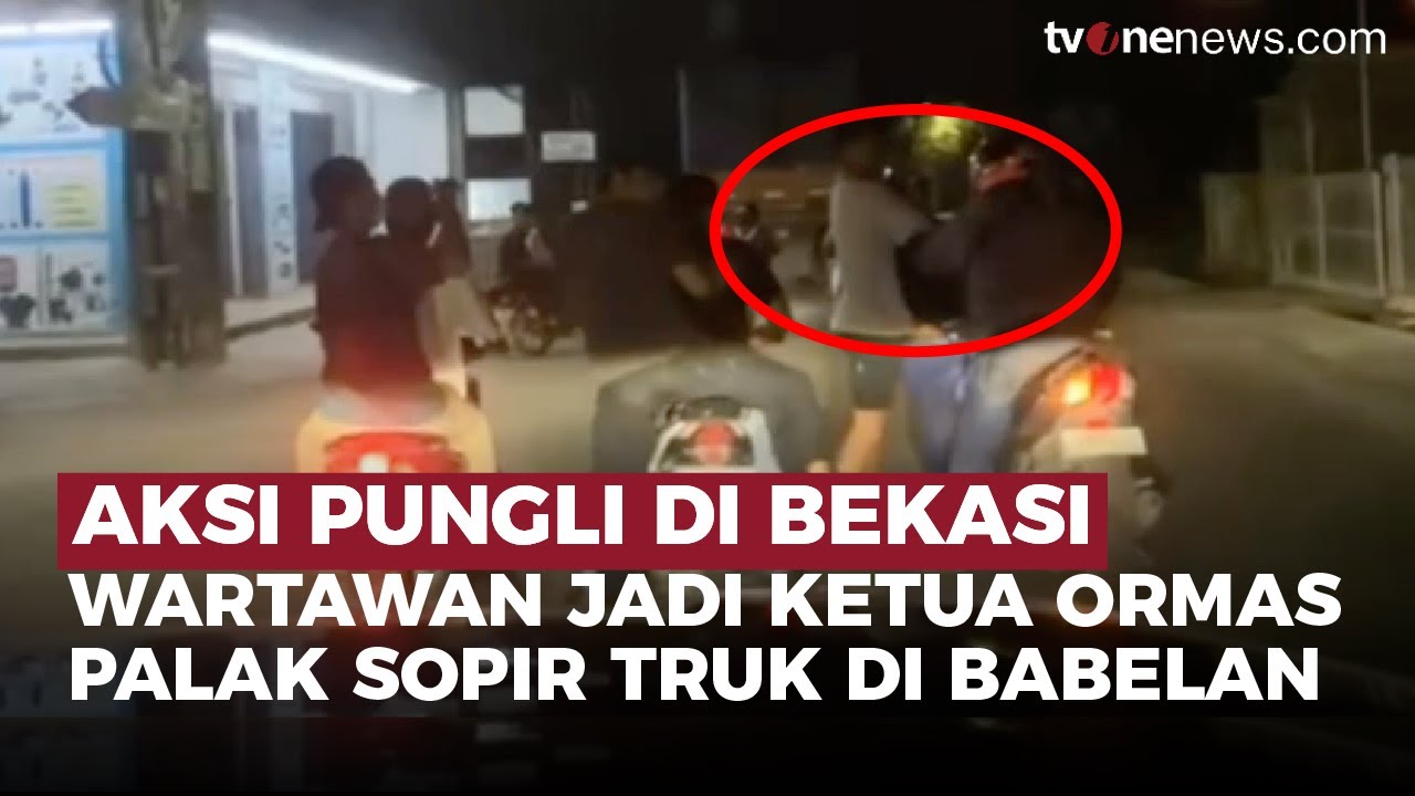 Wartawan Gadungan, Nyatanya Preman: Ketua Ormas Ditangkap Saat Pungli Sopir Truk | OneNews Update