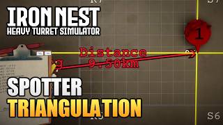 IRON NEST Guide: How to use Spotter Bearings to Triangulate (Heavy Turret Simulator)
