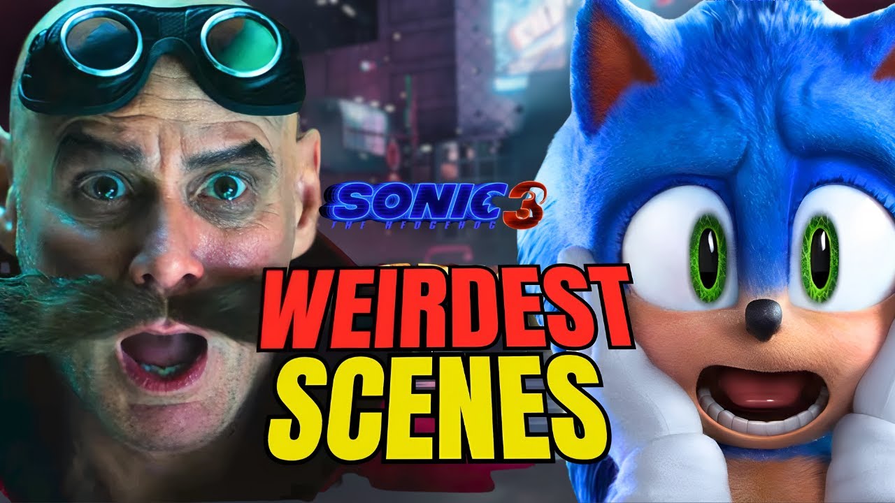 Top 38 Weirdest Sonic 3 Movie Fails! - YouTube