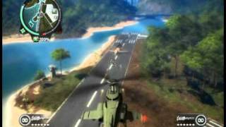 Just Cause 2: Plane Explosion