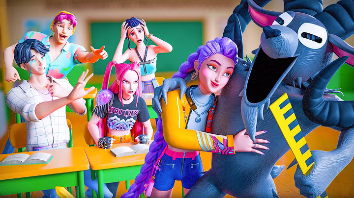The RAM & RUMI at SCHOOL! KPop Demon Hunters Animation