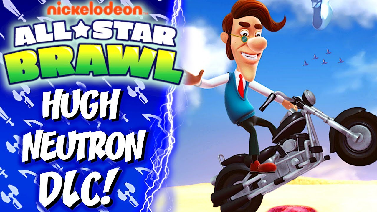 Nickelodeon All-Star Brawl - Hugh Neutron DLC Review - Easter Eggs, References, and More!