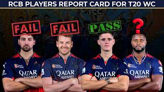 RCB Players’ T20 World Cup 2026 Performance Review | Tim David, Salt, Bethell | India Champions