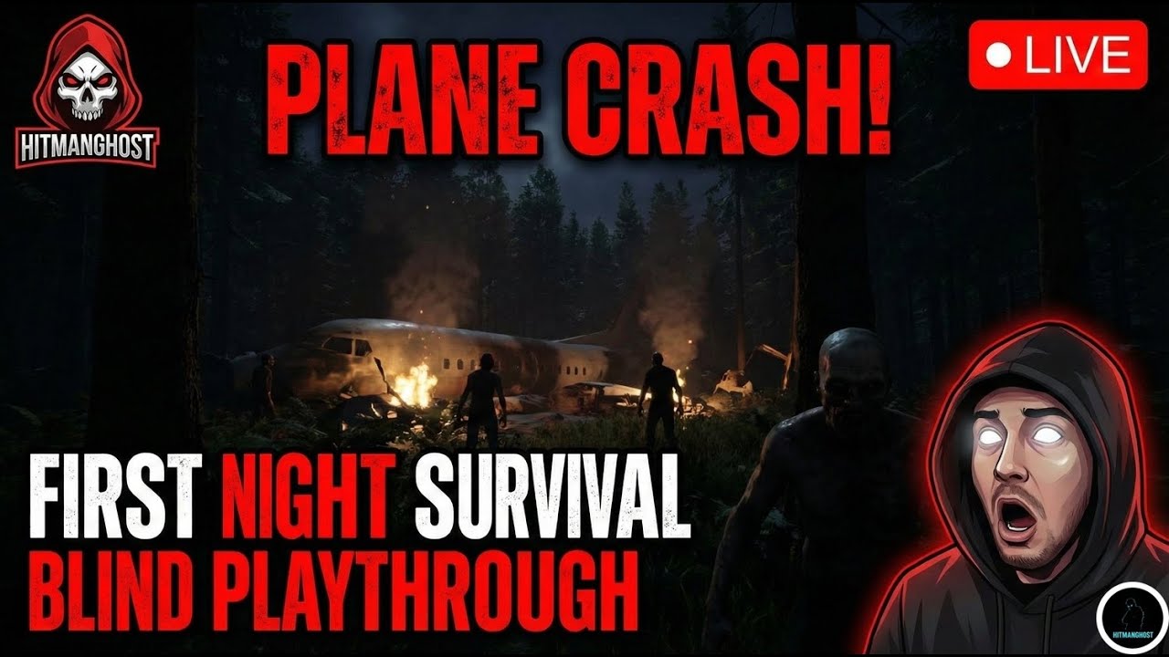 PLANE CRASH! 😱 First Night Survival in Sons of the Forest (Hindi ...